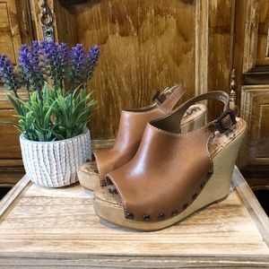 Sam Edelman Camilla Platform Wedge Sandals SZ6